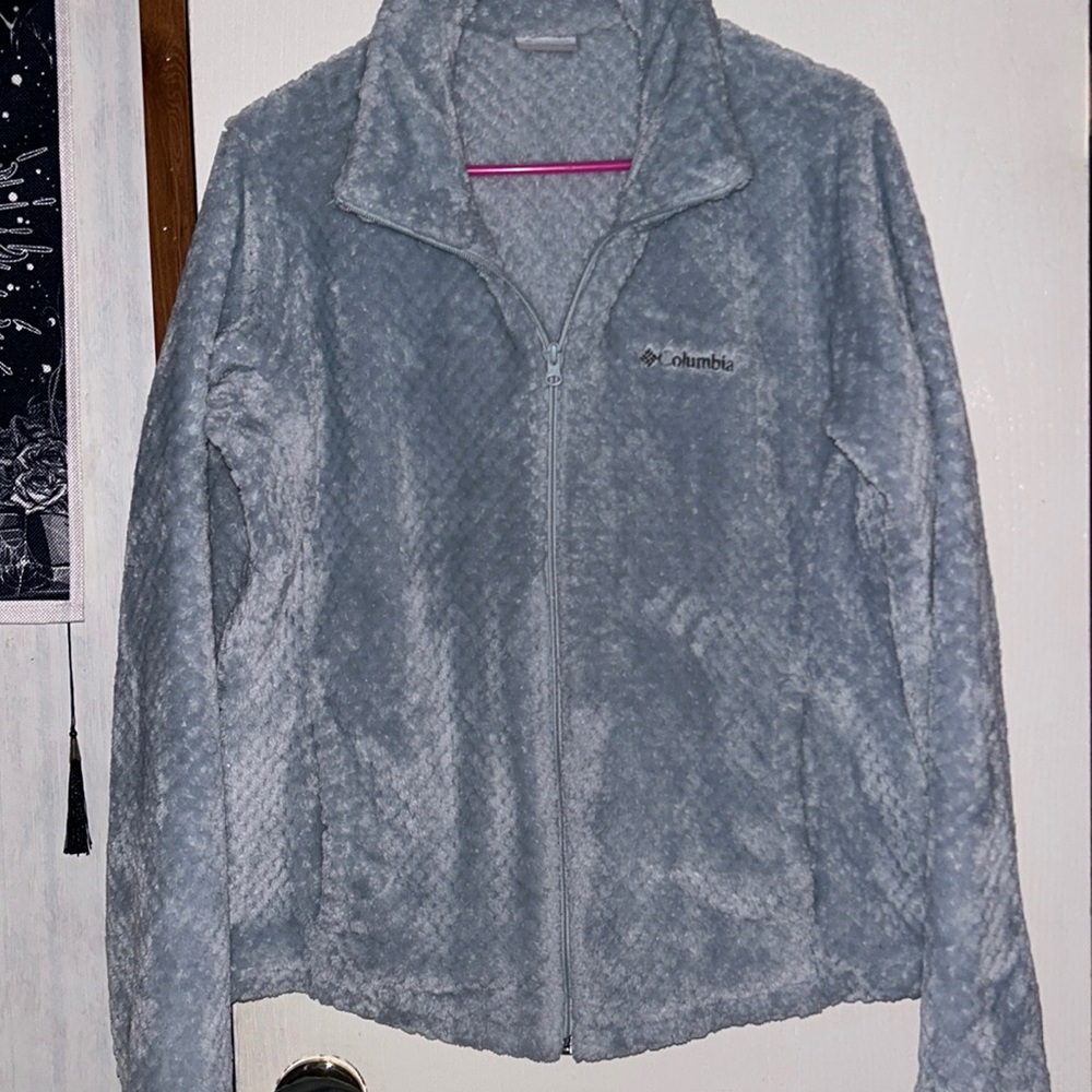 Colombia✨ grey women’s zip up sweater